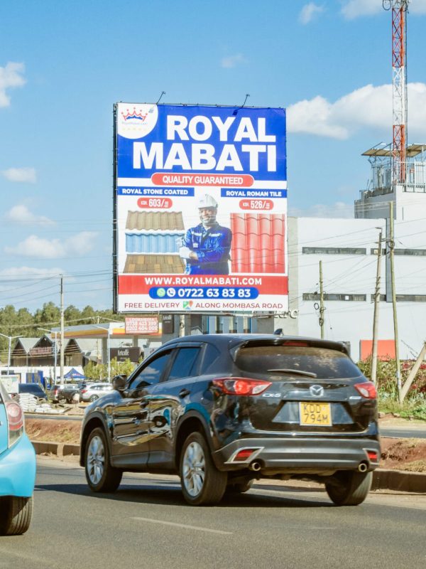 High-resolution billboard advertising for Royal Mabati brand in Nairobi Kenya